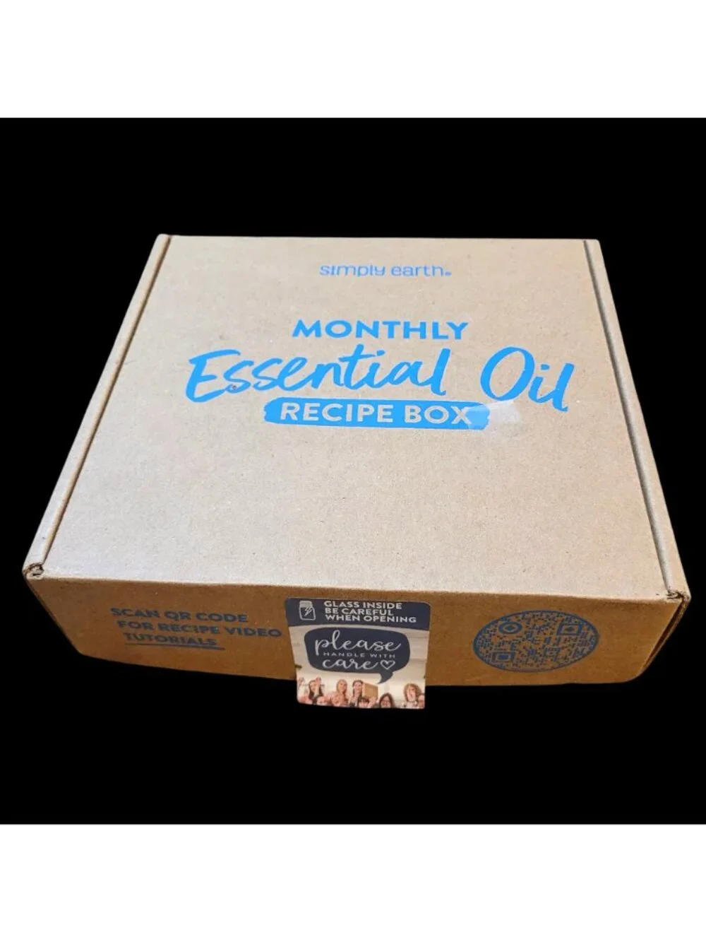 Simply Earth Essential Oil Kit 4 Oils Brush Compress Pad Lotion Base Recipes